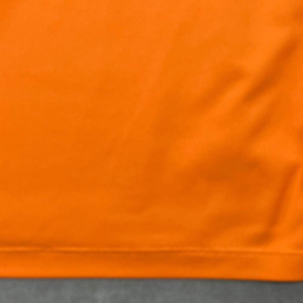 Adidas‎ Climalite Mens Medium Orange Golf Polo Shirt Athletic Activewear - Picture 8 of 9